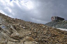 Britanniahütte (3030 m) bei Saas-Fee