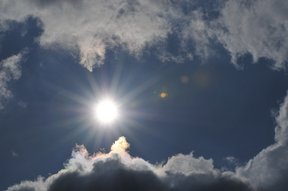 Wolken und Sonne über dem Usser-Langenriet