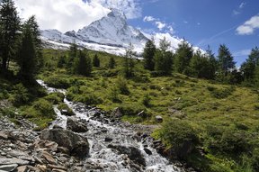 Stafelalp bei Zermatt mit Matterhorn