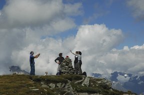 Gipfelfoto beim Oberalppass