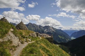 Sassal Mason (2355 m) oberhalb von Cavaglia im Puschlav GR