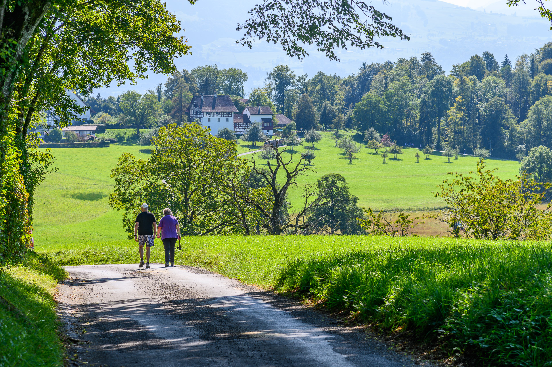 Spaziergang bei Zelg über dem Lützelsee am 18. September 2021 um 13.59 Uhr